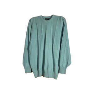 Neiman Marcus Men’s Cashmere Blend Crewneck Sweater Made in Scotland. HL241